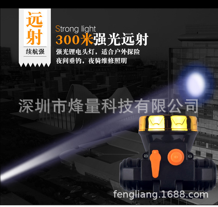 High-power headlamps, industrial headlamps, head lighting flashlights for diving, dust-proof and water-proof pic 6