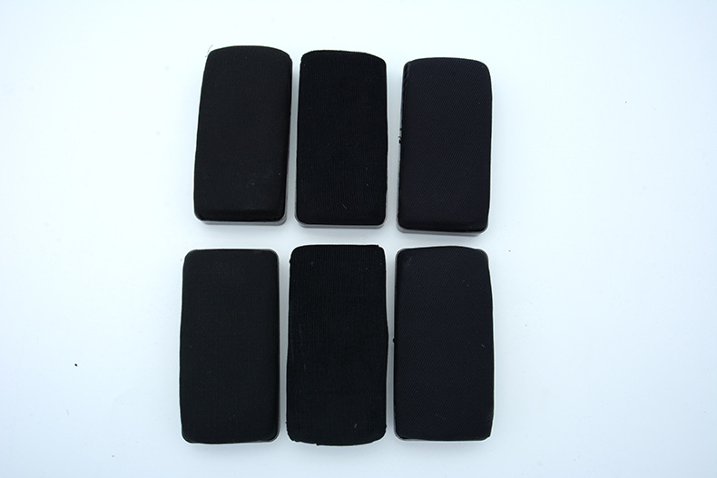 Black shell and black cloth bulk board eraser, office, teaching and learning stationery, easy to wipe, leaving no trace, whiteboard, magnetic and anti-slip pic 7