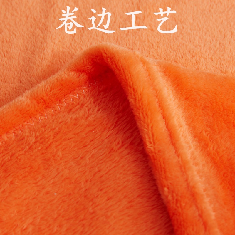 Factory wholesale solid-color blankets, coral velvet blankets, Zifalai velvet gifts, yoga cover blankets, and flannel blankets pic 10