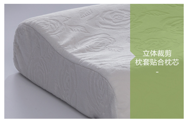 厂家直销泰国天然乳胶枕头高低按摩枕颈椎保健枕护颈枕芯批发代发详情10