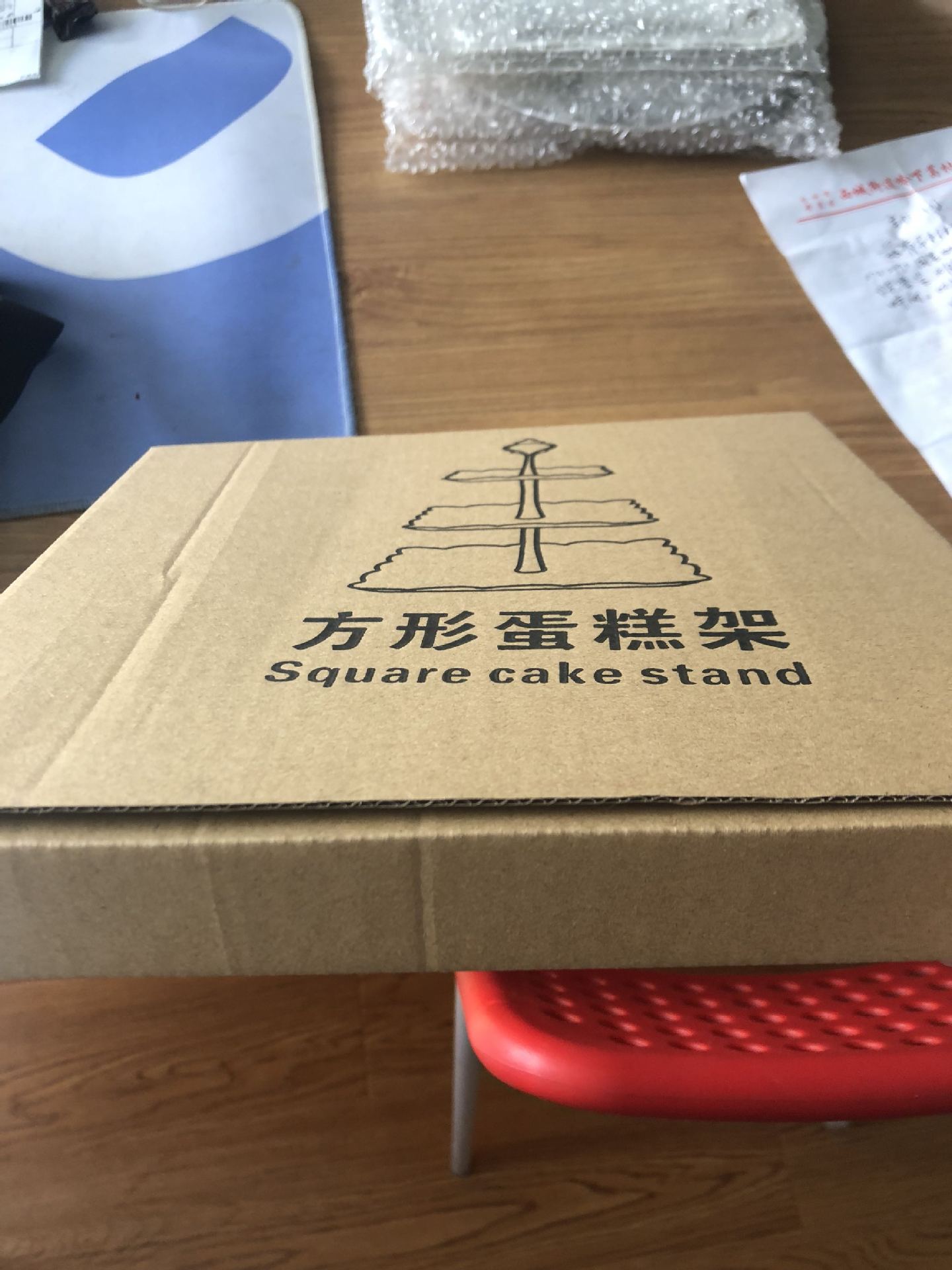 三层生日趴聚会party点心托盘甜品台多层蛋糕架点心盘水果盘果盒详情2