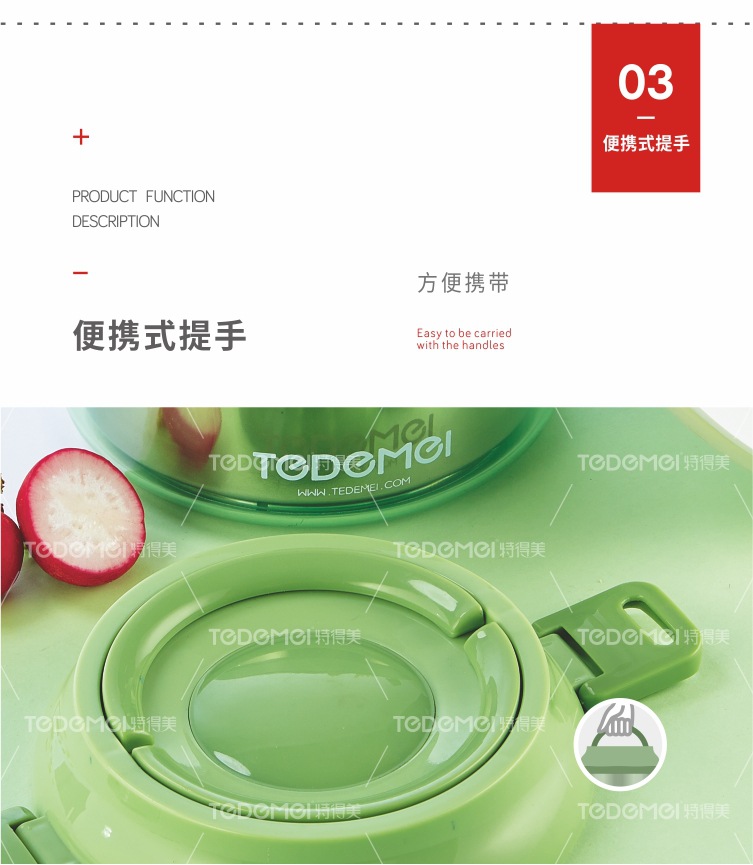 Simple stainless steel lunch box with multiple compartments, portable bento box with lid pic 7