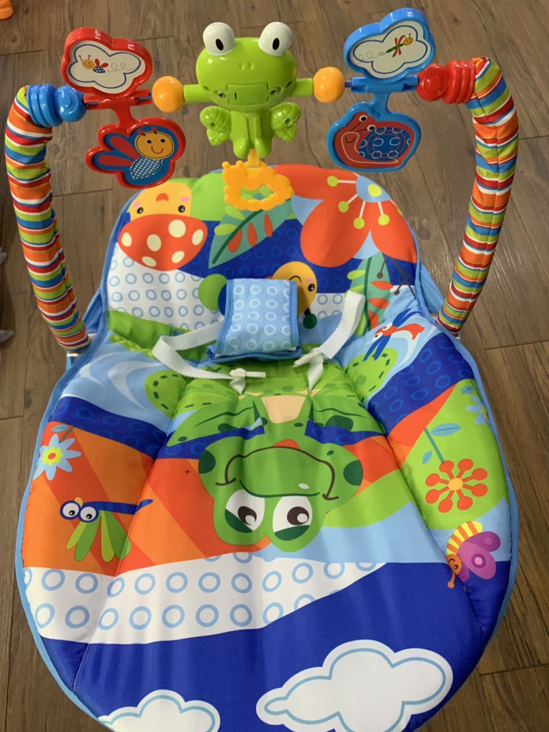 婴儿多功能电动摇椅儿童安抚震动躺椅宝宝哄睡摇篮跨境亚马逊玩具详情12