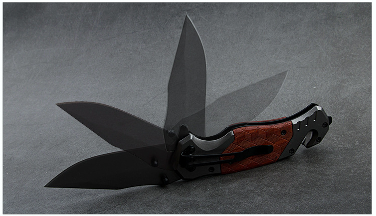 Outdoor folding knife, camping tactics, high-hardness knife, multi-functional survival portable folding knife, mini knife pic 8