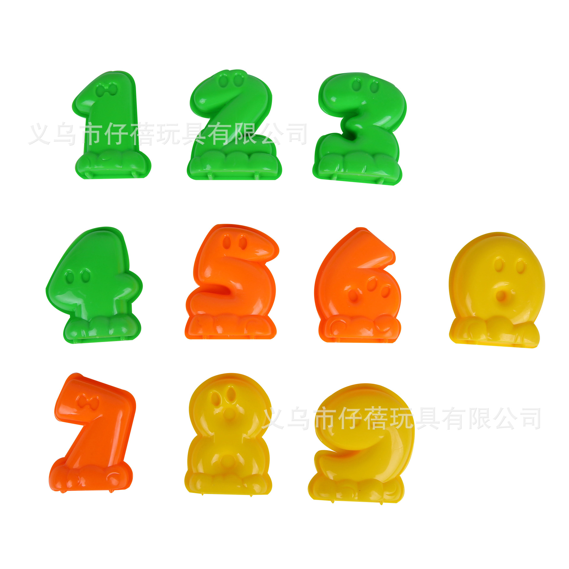 奇乐沙太空粘土沙空气DIY玩具模型10件套数字模具动手动脑益智详情6