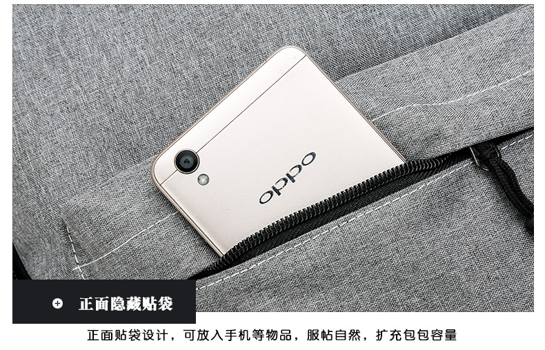 电脑双肩包大容量男女韩版旅行背包学院风时尚商务背包休闲包批发详情32