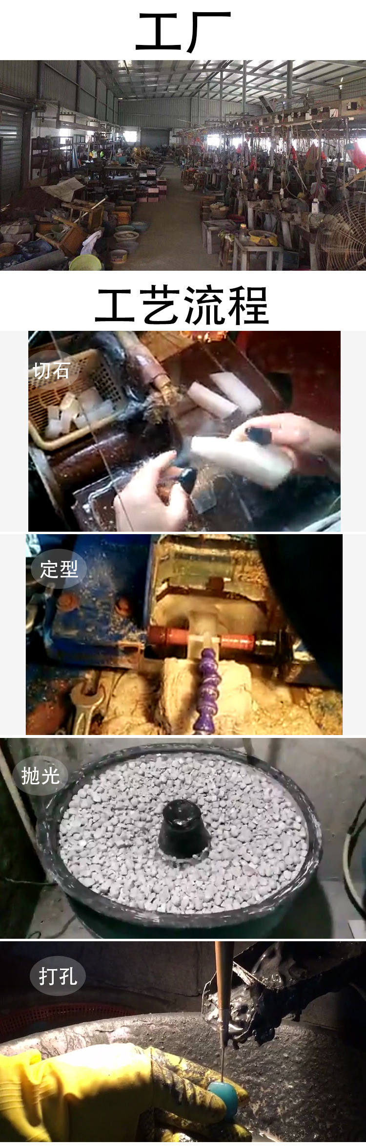 合金镶嵌水晶玛瑙石吊坠椭圆形复古紫晶项链时尚男女同款饰品批发详情21