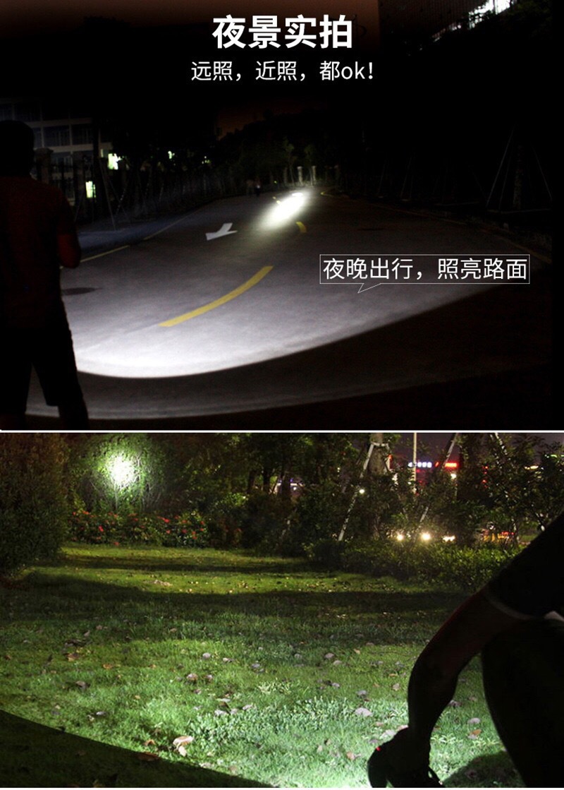 High-intensity searchlight led outdoor ultra-bright emergency portable flashlight, waterproof and explosion-proof, with charging and high power pic 8