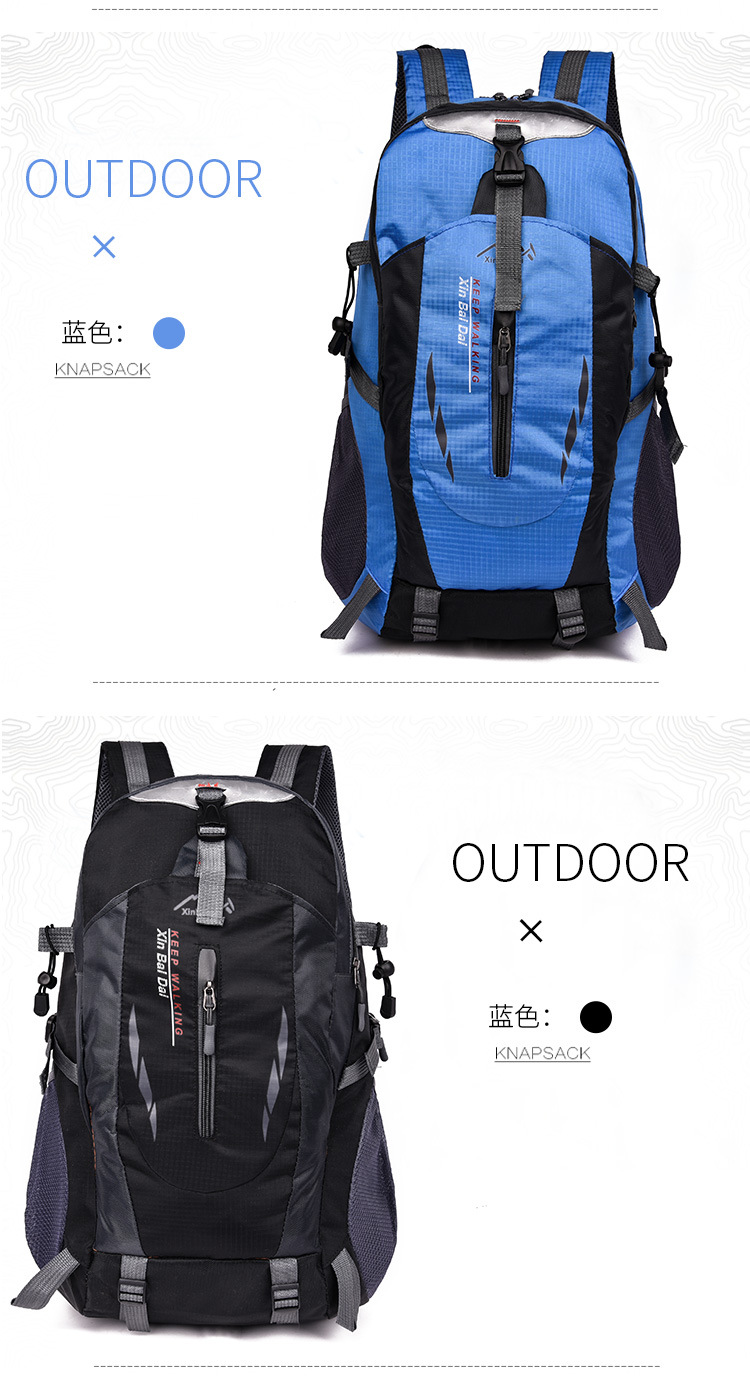 New cross-border outdoor hiking bags for men and women, large-capacity backpacks for European and American sports, outdoor travel and tourism backpacks pic 16