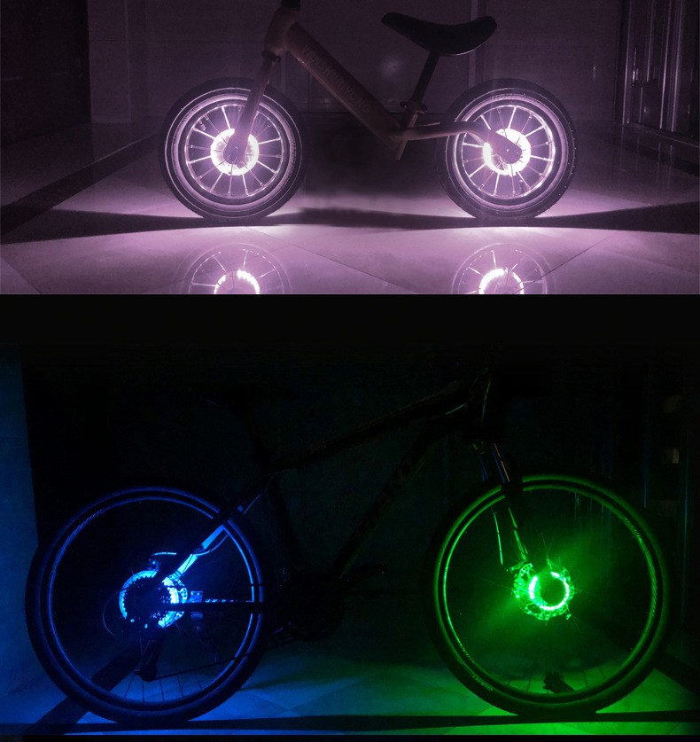 WIMBIKE儿童平衡车花鼓灯自行车风火轮滑步车灯USB充电智能自动详情8