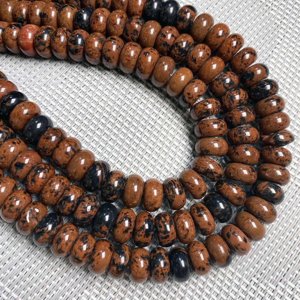 6*10mm天然石水晶算盘珠散珠DIY手链饰品定位珠隔片串珠半成品详情24