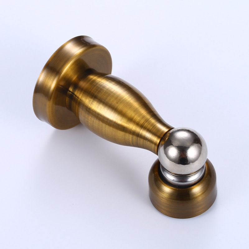 Stainless steel door stops for hotel engineering room doors, anti-collision and anti-wind strong magnetic wall stops for bedroom wooden doors and bathroom door stops pic 25
