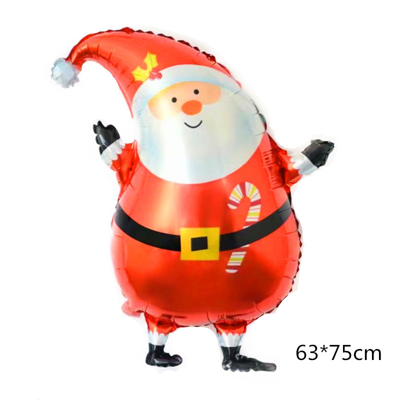 New Santa Claus Christmas tree aluminum film balloon Snowman Christmas atmosphere decoration aluminum film balloon pic 17