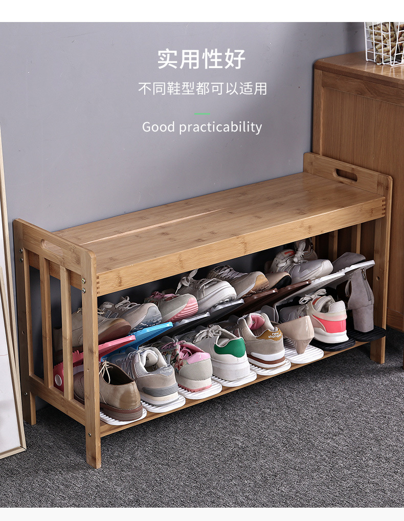Plastic shoe rack and shoe support, parent-child splicing, fourth-generation adjustable, simple and creative home storage, European-style shoe cabinet for home use pic 28