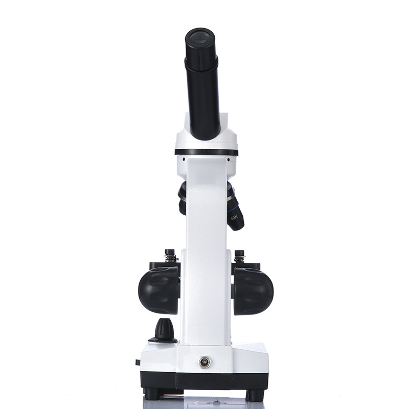 1600X zoom microscope, 3-hole outward-tilt converter microscope, laboratory biological microscope, adjustable pic 9