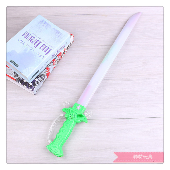 儿童玩具发光剑仿真带灯闪光剑  地摊货发光彩剑    发光剑详情2