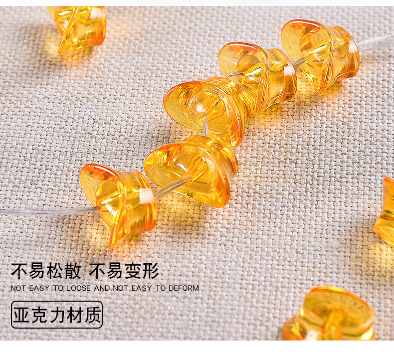 diy handcrafted beaded jewelry accessory materials, acrylic beads, loose beads, ingots, money tree materials wholesale pic 6