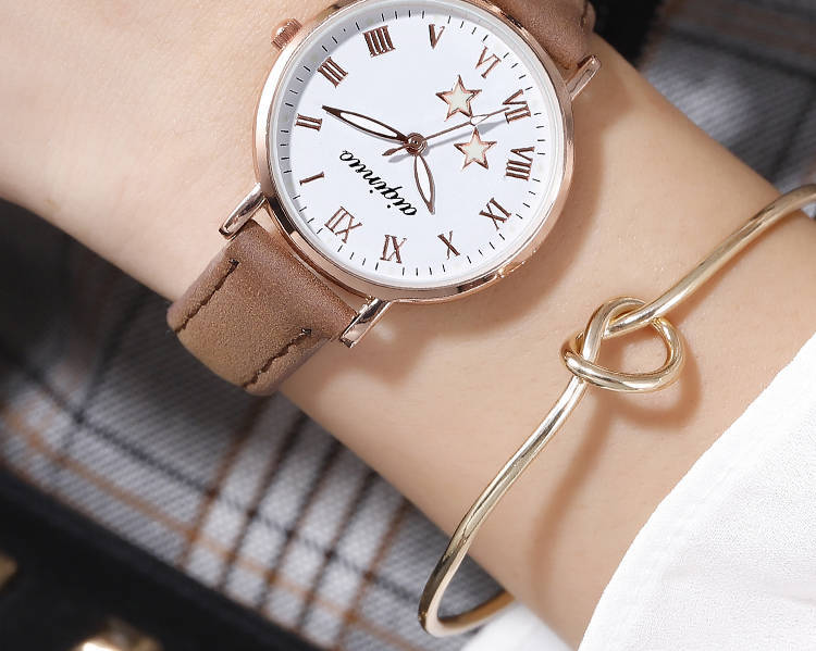 女生石英表少女夜光闺蜜韩版简约防水潮流复古电子手表现货淘货源详情63