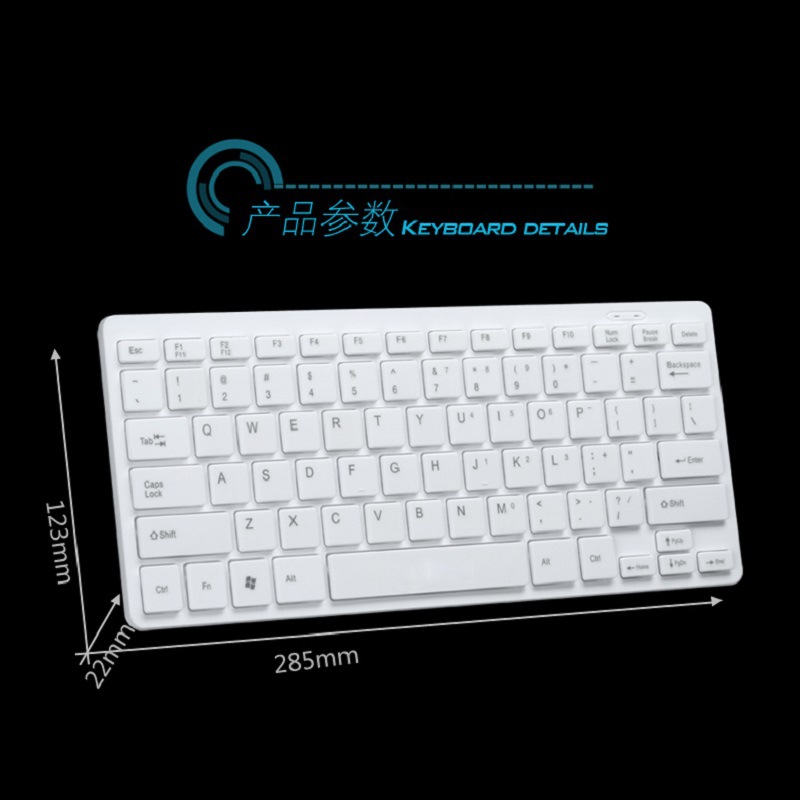 Cross-border K1000 wired mini keyboard, mini chocolate keyboard, USB portable laptop keyboard pic 7