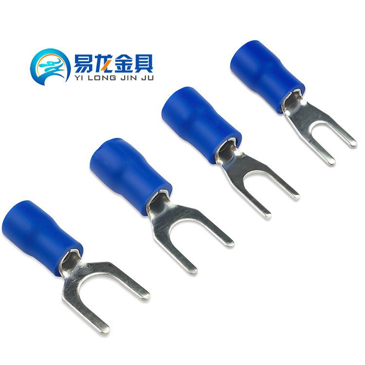叉型预绝缘端头SV1.25/2/3.5/5.5A级Y形压着铜线鼻冷压接线端子ZT详情24