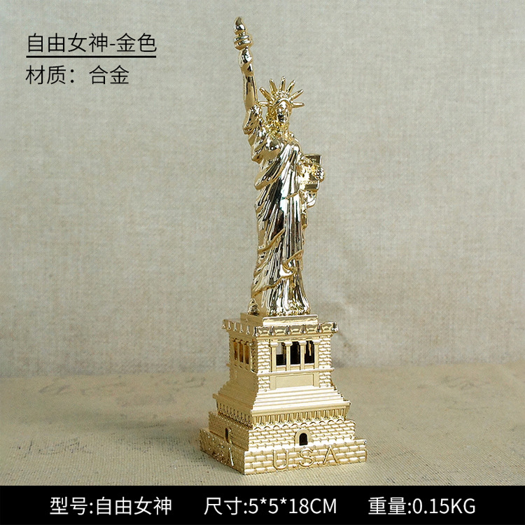 Creative metal handicrafts, American home craft ornaments, Statue of Liberty model ornaments in multiple sizes pic 19