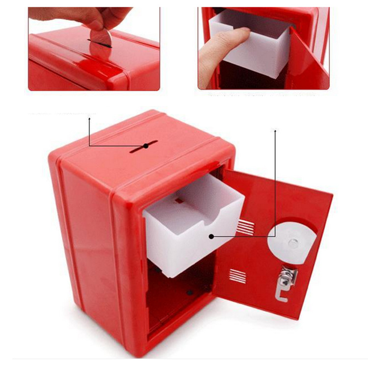 Candy color enchantments your password key safe, savings cabinet, iron combination box, piggy bank pic 4