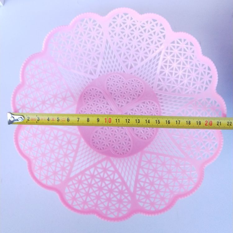 【 Zone 2-2 】 Love Fruit Platter 400 yuan per box, lace heart fruit platter, plastic fruit Platter, candy Platter, Snack basket 1 yuan, wholesale 2 yuan pic 1