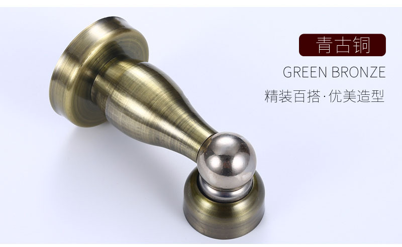 Stainless steel door stops for hotel engineering room doors, anti-collision and anti-wind strong magnetic wall stops for bedroom wooden doors and bathroom door stops pic 5