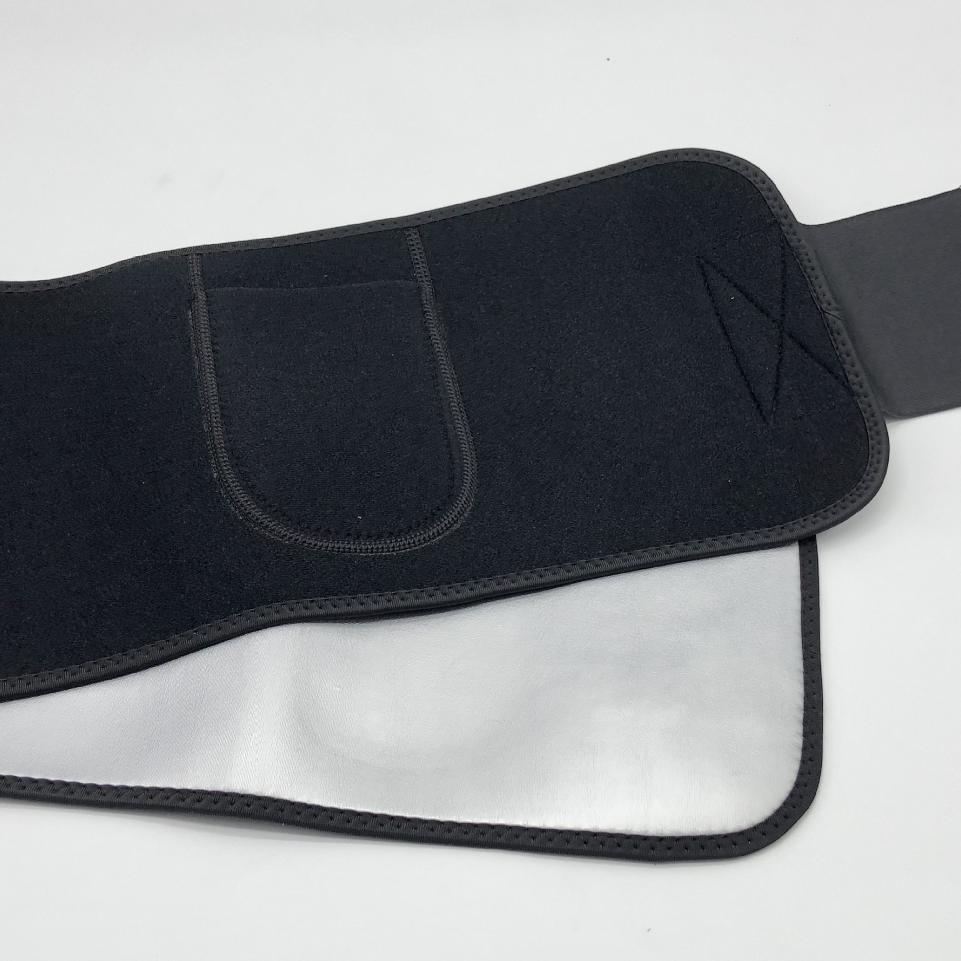 纳米银涂层护腰暴汗塑形排汗束身收腹运动腰带健身保健用具批发详情7