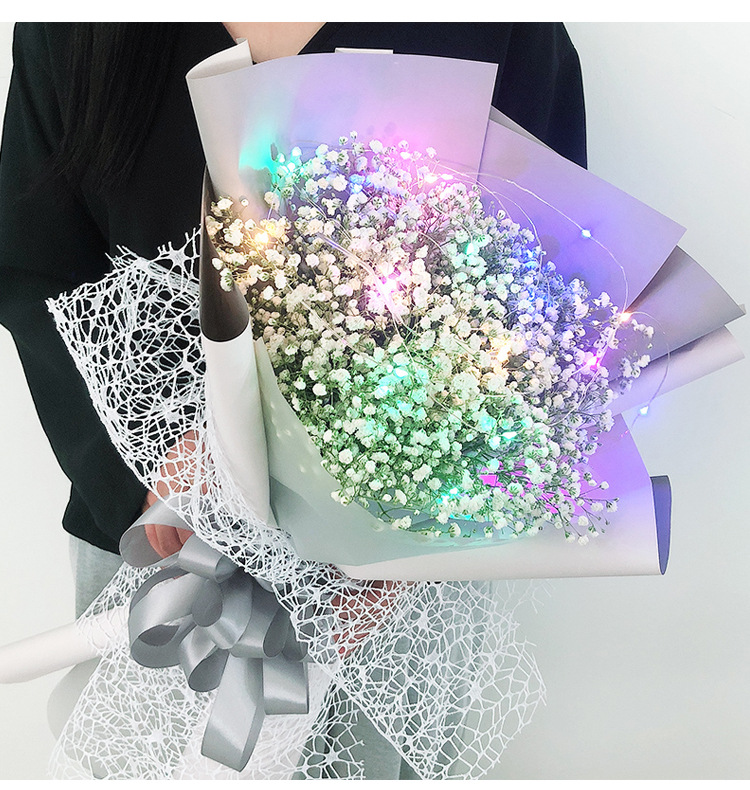 情人节LED暖光灯串彩灯满天星花束装饰灯圣诞生日圣诞节许愿瓶灯详情19