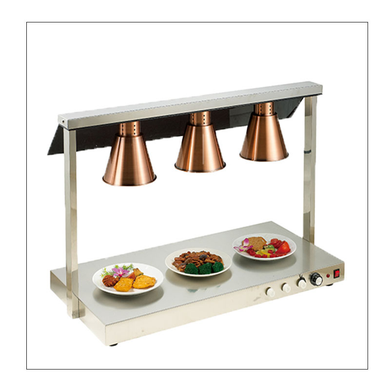 不锈钢底座双头保温灯加热保暖灯酒店自助餐用品烽煌厨房设备详情11