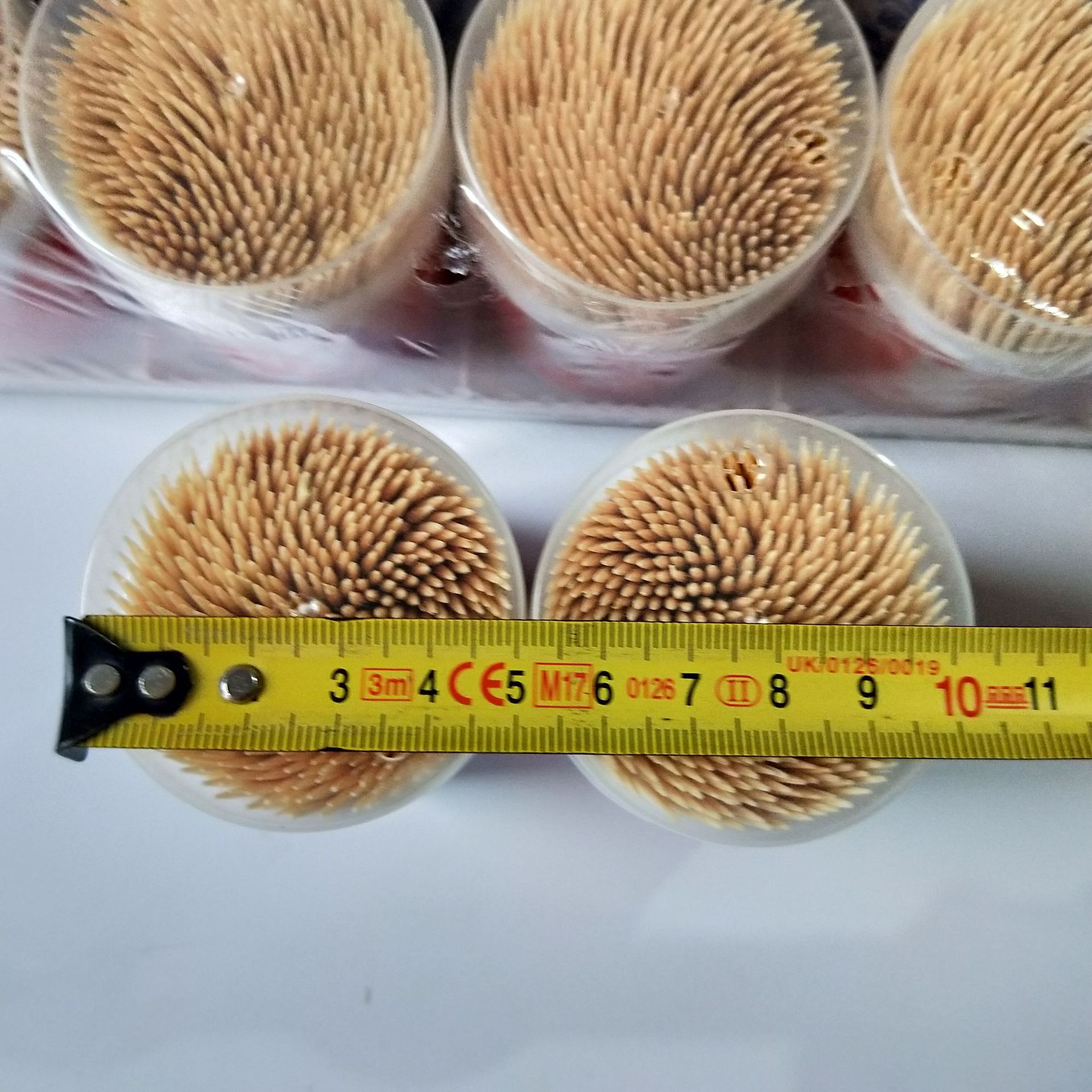 【1-1 Zone 】【 Blue and White Porcelain Toothpicks 】10/ card 400/ box 2 yuan store blue and white porcelain toothpicks, canned toothpicks, bottled toothpicks, double-sided toothpicks 1 yuan supply pic 2