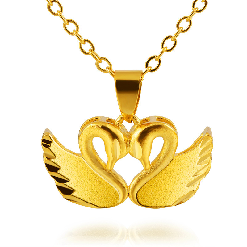 Vietnamese sand gold PeacockBracelet necklace set, PeacockBracelet bracelet, ethnic style earrings, wedding jewelry pic 7