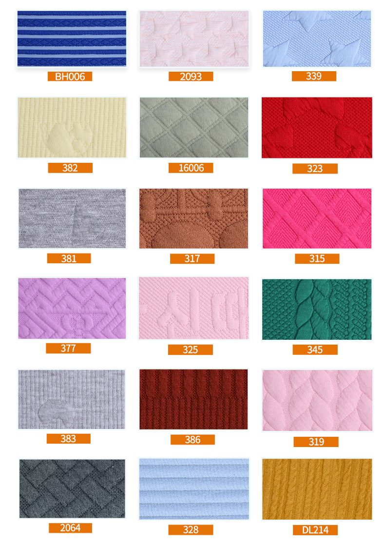 The manufacturer has in stock knitted diamond-shaped large and small checkered jacquard air layer fabric, polyester and ammonia tr clothing and home textile dyed fabric pic 9