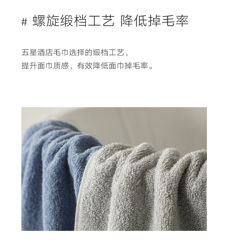 洁丽雅毛巾新疆棉洗脸洗澡家用成人男女士全棉柔软强吸水面巾0355详情9