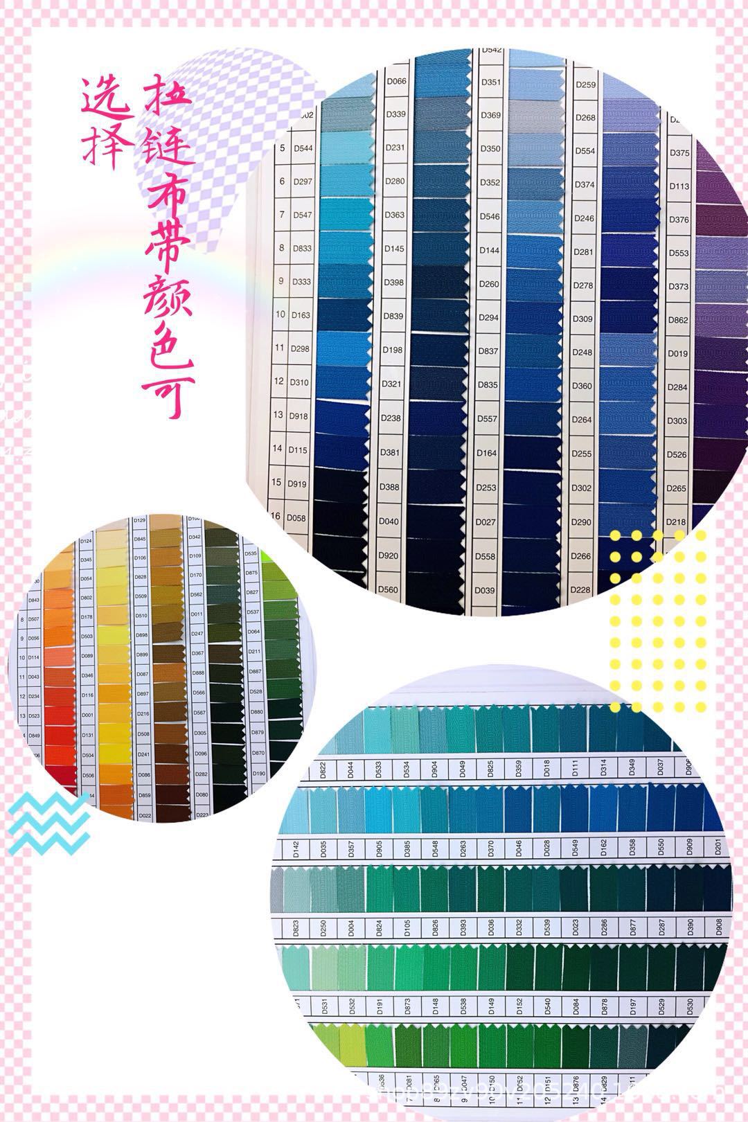 No. 3 fabric edge invisible zipper skirt cushion pocket clothing accessory general nylon self-locking zipper factory direct supply pic 15