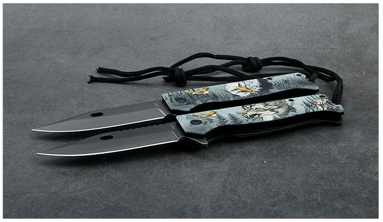 Outdoor folding knife, high-hardness survival fruit knife, portable knife, sharp self-defense knife, folding knife pic 8