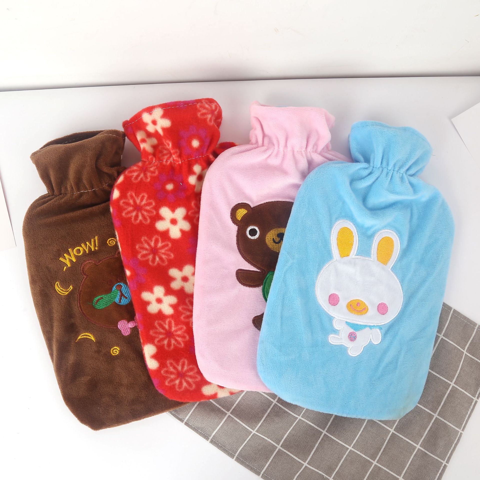 老款灌水橡胶热水袋大号暖手宝暖手脚袋可拆洗布套暖水袋批发详情18