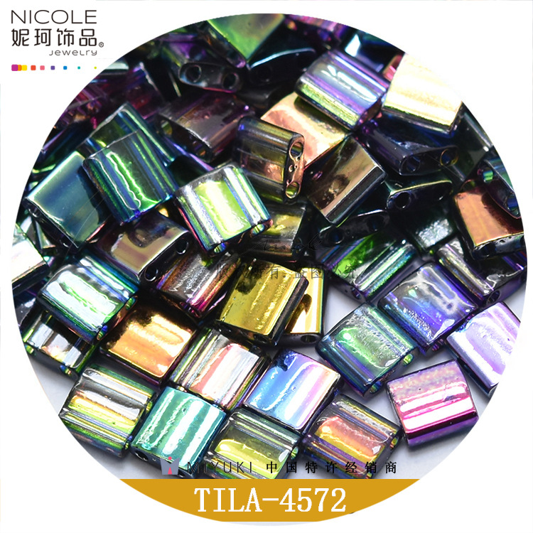 TILA日本进口miyuki御幸提拉珠14色冰与火幻彩系列10g装散珠珠子详情17