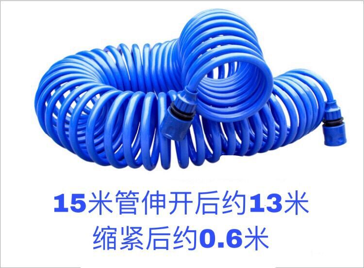 Cleaning tools: EVA spring tubes, 15-meter anti-freezing spiral water pipes, all-season soft garden pipes pic 5