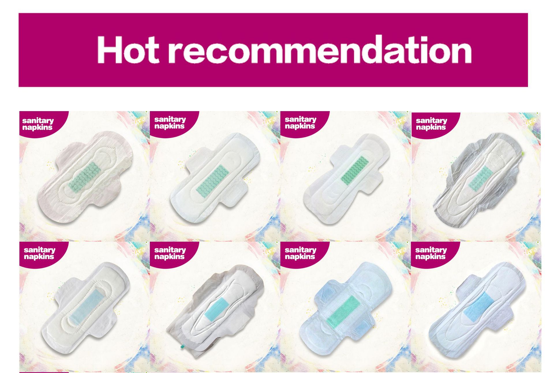 出俄罗斯东南亚非洲240/280/330加长卫生巾155护垫厂家批发尾巴货详情5