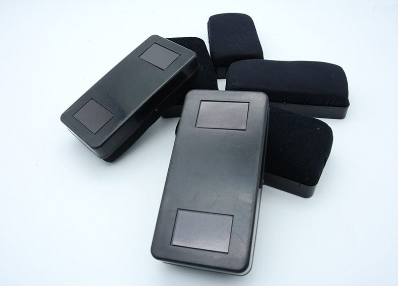 Black shell and black cloth bulk board eraser, office, teaching and learning stationery, easy to wipe, leaving no trace, whiteboard, magnetic and anti-slip pic 12