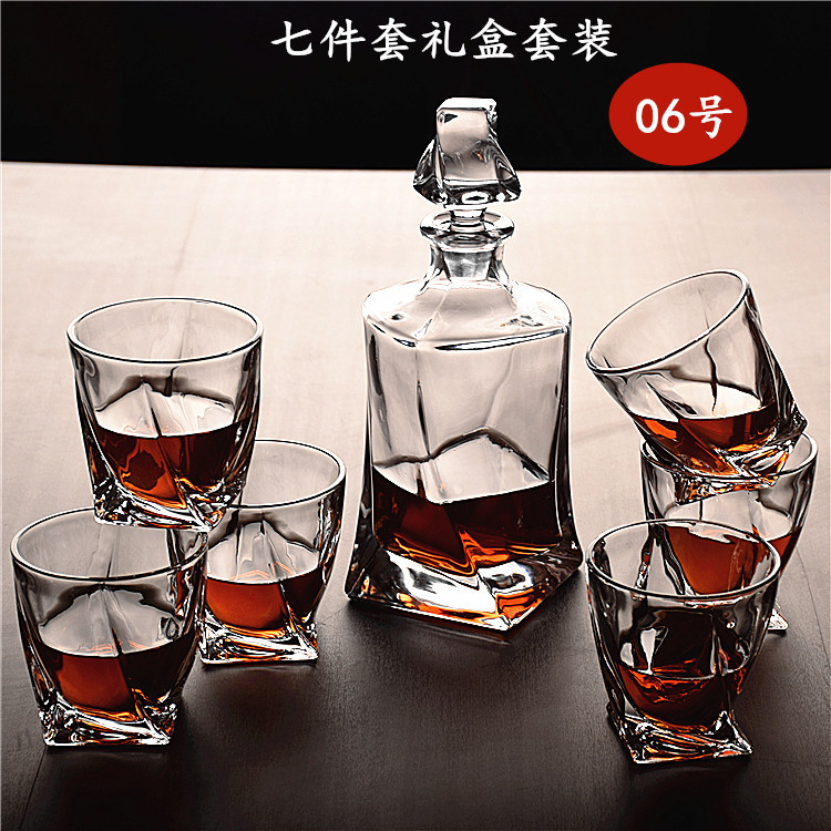 玻璃威士忌杯七件套酒樽酒杯套装啤酒杯酒瓶洋酒杯洋酒瓶白酒瓶详情4