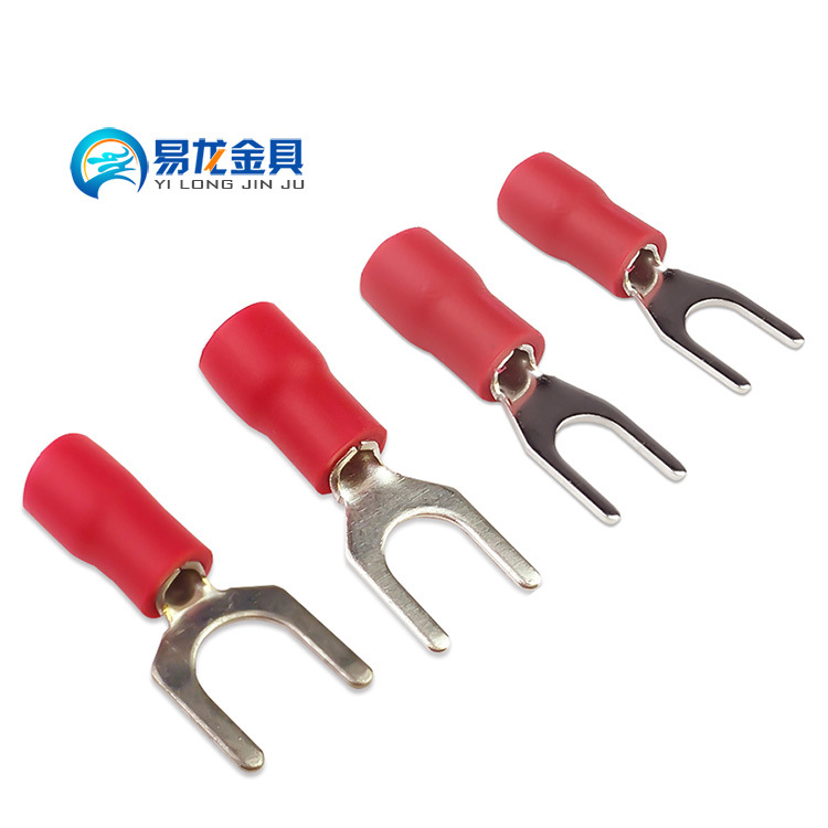 叉型预绝缘端头SV1.25/2/3.5/5.5A级Y形压着铜线鼻冷压接线端子ZT详情26