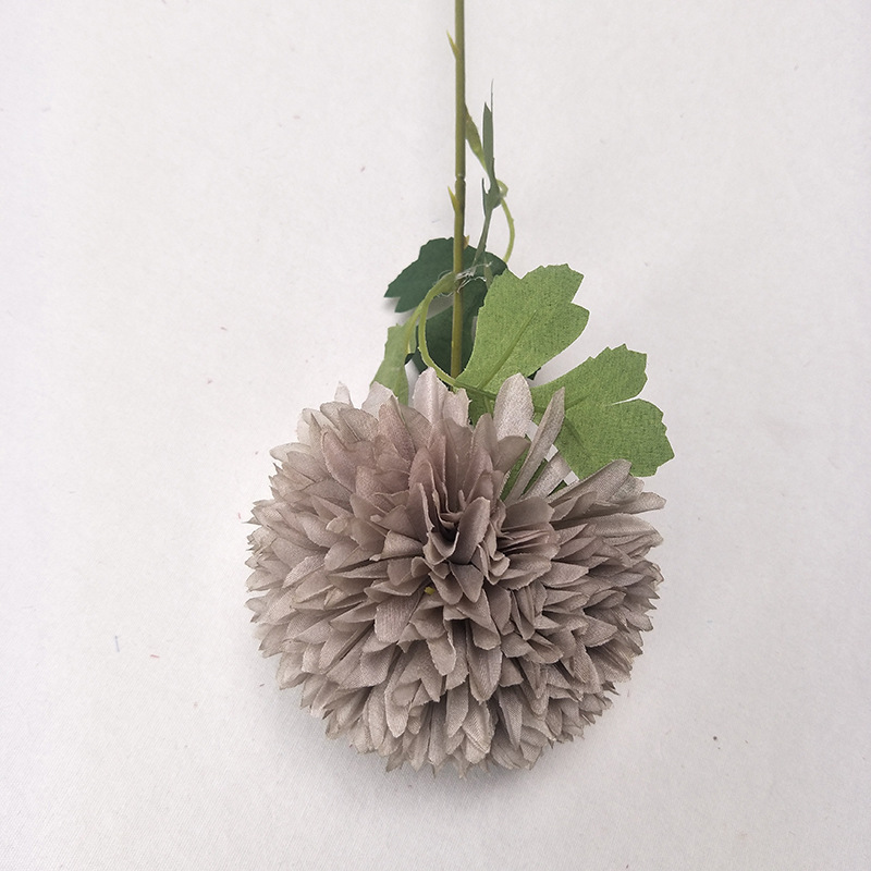 单头球清新葱球仿真花单头绣球绢花假花家居婚庆小清新装饰花详情134