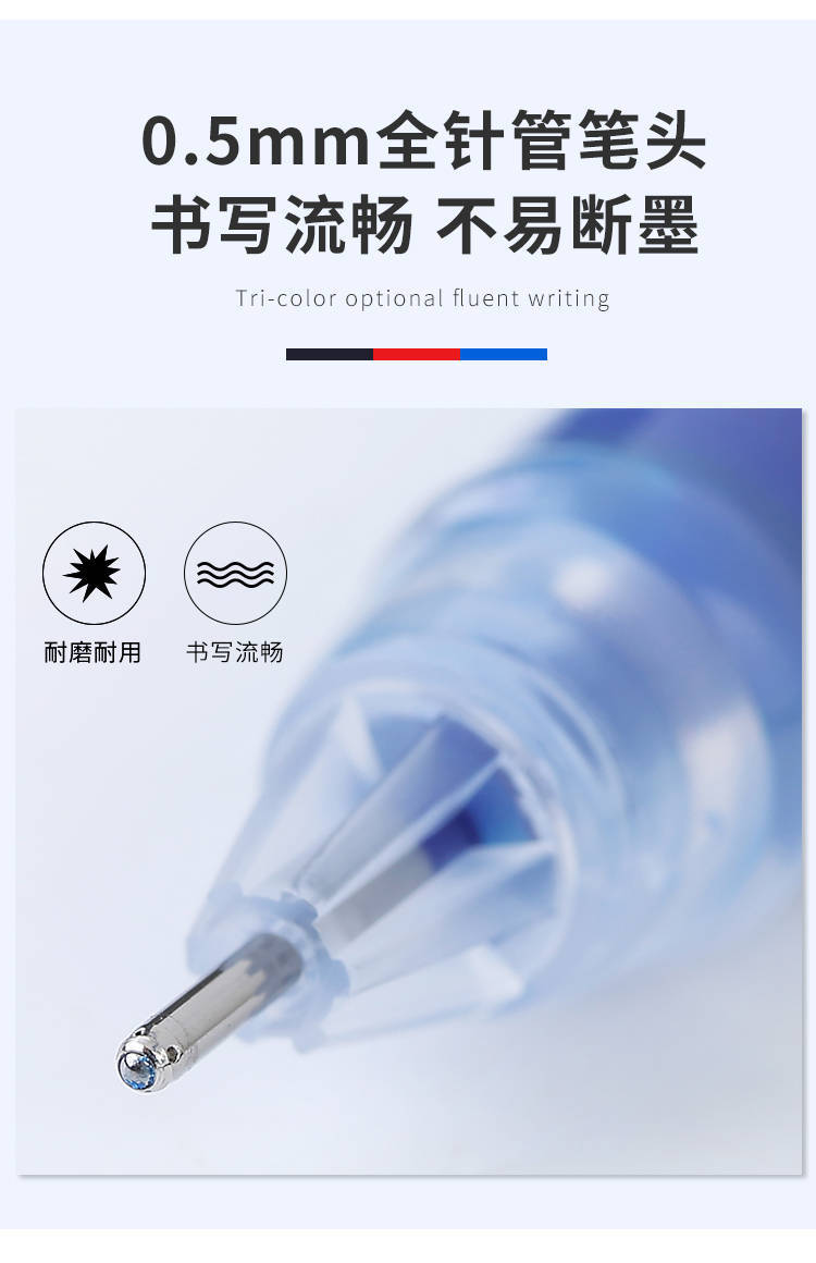 Direct-sale large-capacity, high-performance gel pen, 0.5mm carbon water pen, special pen for student exams, signature pen pic 23