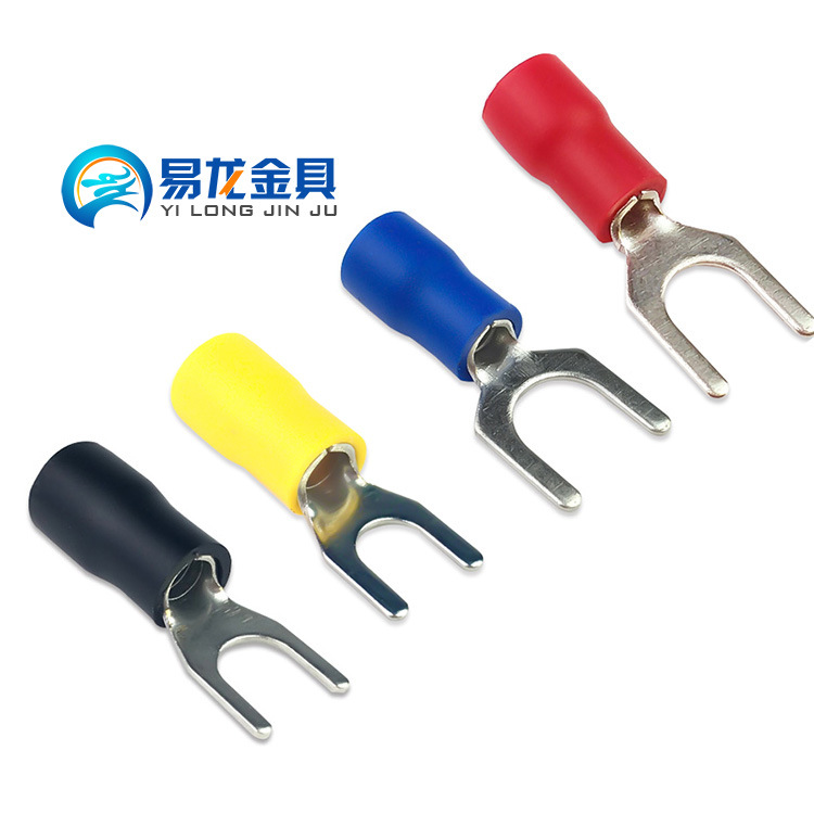 叉型预绝缘端头SV1.25/2/3.5/5.5A级Y形压着铜线鼻冷压接线端子ZT详情22