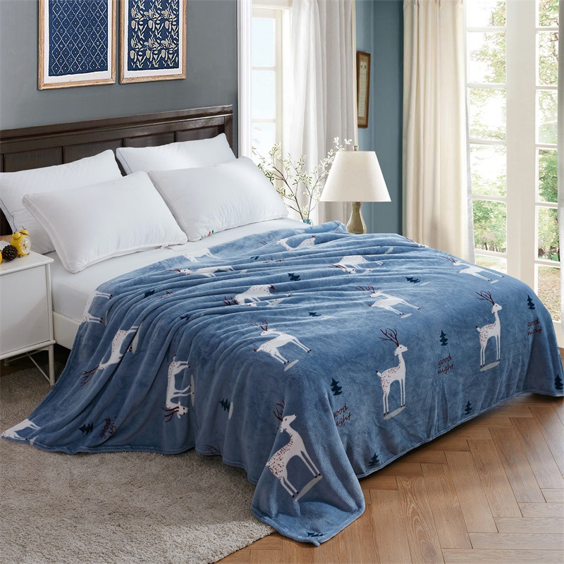 Factory wholesale solid-color blankets, coral velvet blankets, Zifalai velvet gifts, yoga cover blankets, and flannel blankets pic 11