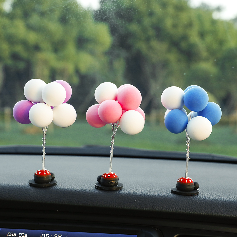 Factory direct supply of car ornaments, declaration balloon ornaments, decorative items, interior accessories, creative decorative items, balloon ornaments pic 2