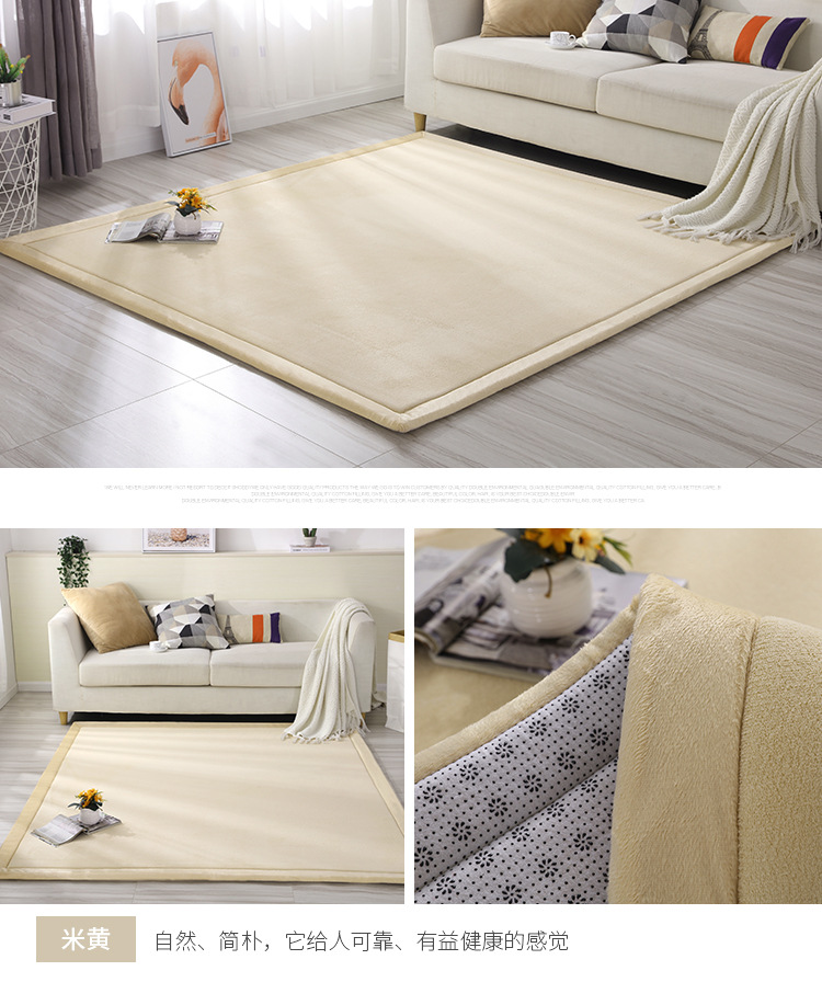 الصوف 2 سم الخالصة الأعضاء الورقه المرجان الاتصال TaTaMi واستعملتها السجاد قبل النوم pic 25